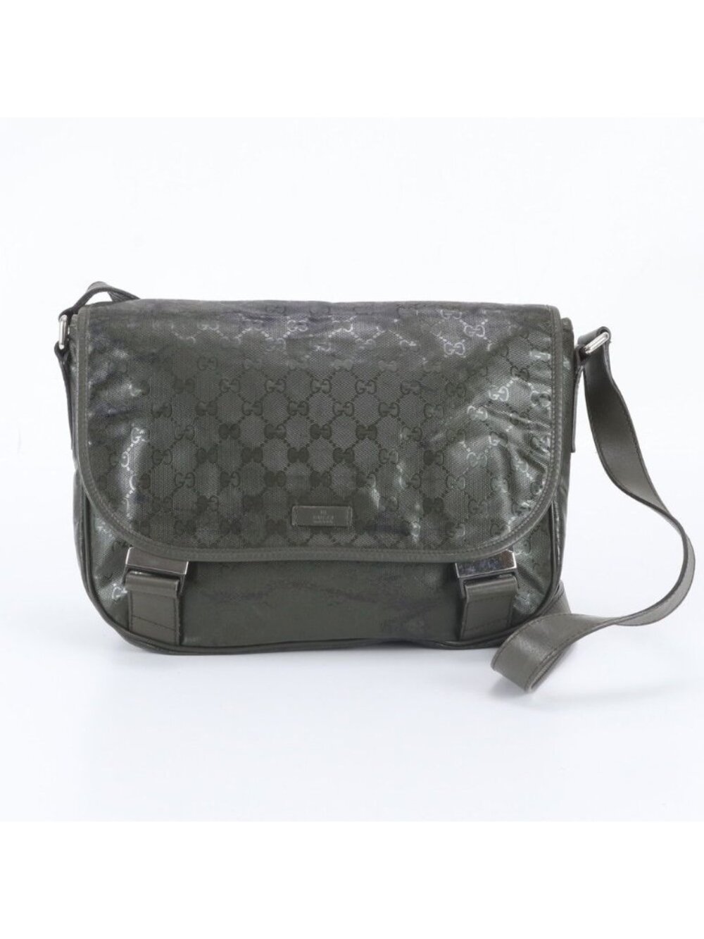 Gucci GG Supreme Leather Shoulder Bag Crossbody Messenger Business